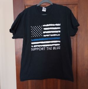 Support The Blue Men's T-Shirt